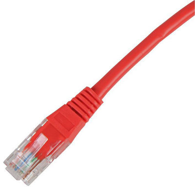 CONNECTIX CABLING SYSTEMS - 1m Red Cat6 UTP Ethernet Patch Lead