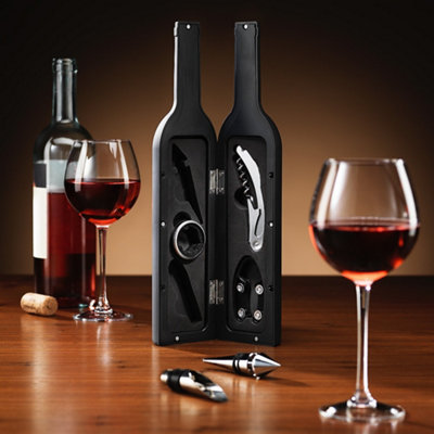Connoisseur Creation Wine Bottle Accessory Set