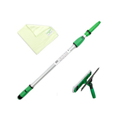 Conservatory Window Cleaner Kit - Telescopic Pole, Squeegee & Washer ...
