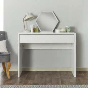 Console Dressing Table Desk in White