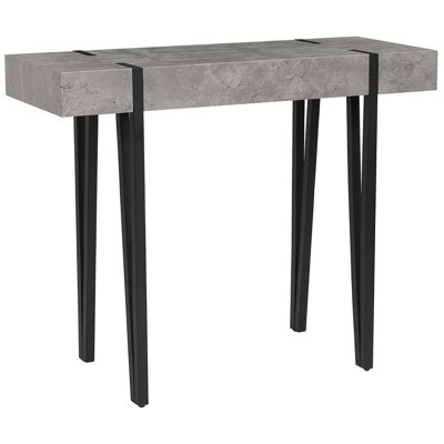 Console Table ADENA Grey Concrete Effect