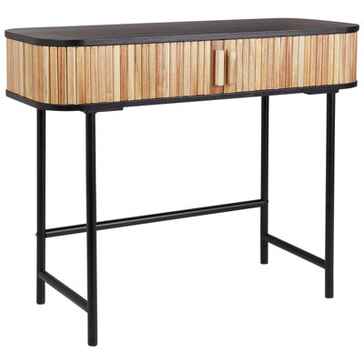 Console Table CARNEY Paulownia Wood Light Brown