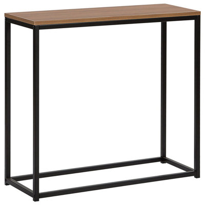 Console Table DELANO Brown/ Black