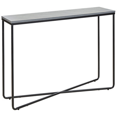 Console Table LAKOTA Grey Concrete Effect