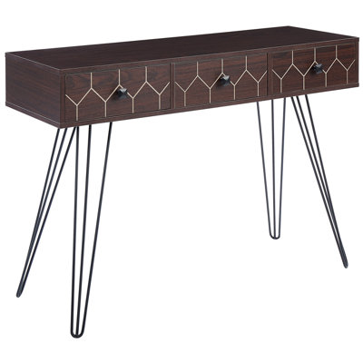 Console Table MALSALA Dark Brown