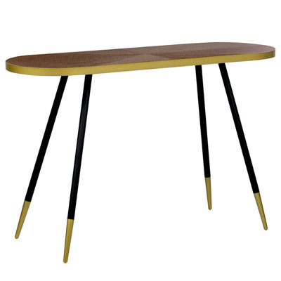 Console Table RAMONA Dark Ash Wood