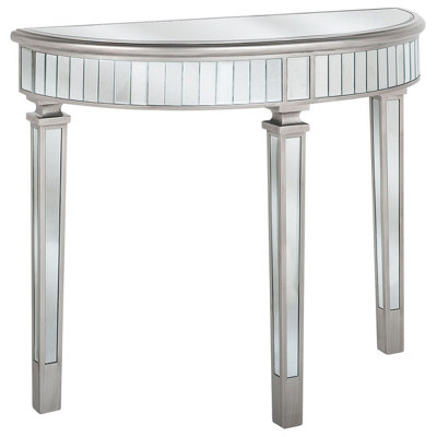 Console Table TOULOUSE Mirrored Silver