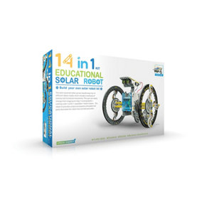 Construct and Create 14 in 1 Build Your own Solar Robot Kit