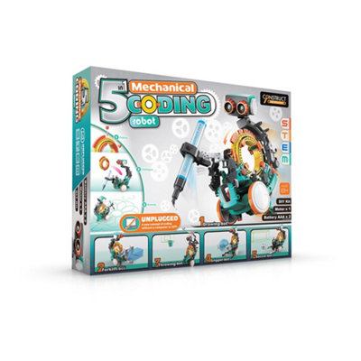 Construct and Create 5 in 1 Mechanical Coding Robot - 5