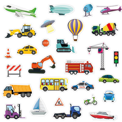 Construction And City Transport Gel Clings