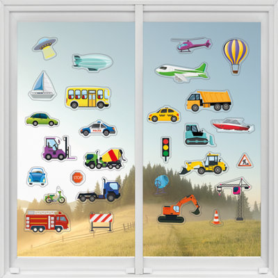 Construction And City Transport Gel Clings