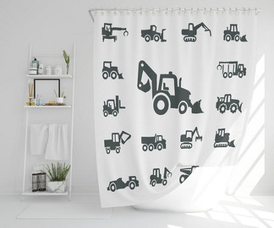 Construction equipment (Shower Curtain) / Default Title Price Comparisons | Compare The Build