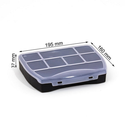 Container Jewelry Tool Box Case Organizer - Size 160x195x37mm - 3