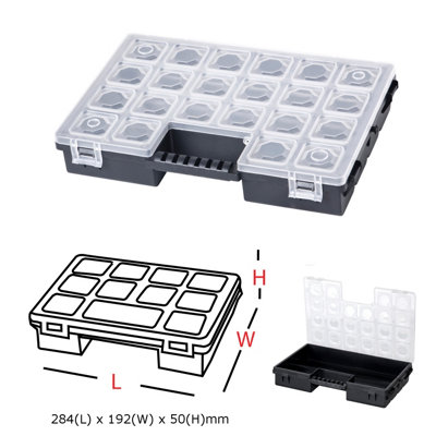 Container Jewelry Tool Box Case Torage - Size 284 x 192 x 50 mm