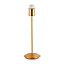 Contemporary and Sleek Brushed Gold Metal Table Lamp Base with Inline Switch