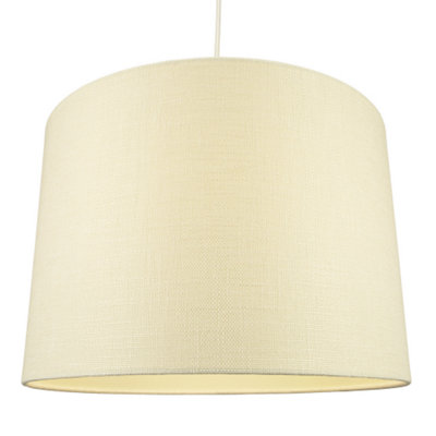 Contemporary and Sleek Cream Linen 16 Lamp Shade with Cotton Inner Lining
