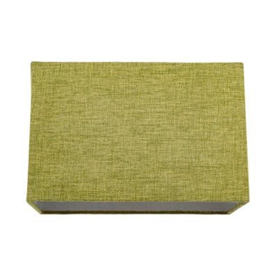 Linen rectangular on sale lamp shade