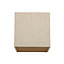 Contemporary and Sleek Taupe Linen Fabric Small Square Lamp Shade 40w Maximum