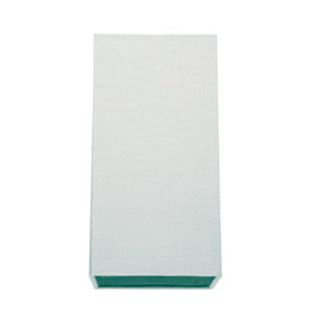 Contemporary and Stylish Dove Grey Linen Fabric Tall Rectangular 25cm Lamp Shade