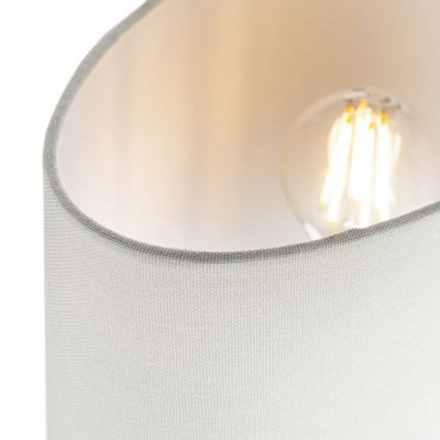 Straight oval deals lamp shades