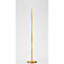 Contemporary and Stylish Light Rubber Wood Floor Lamp Base with Inline Switch