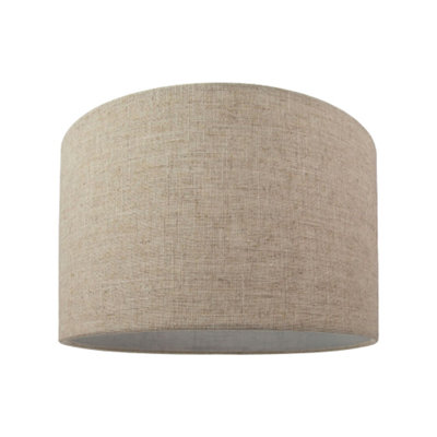 Natural deals linen lampshade