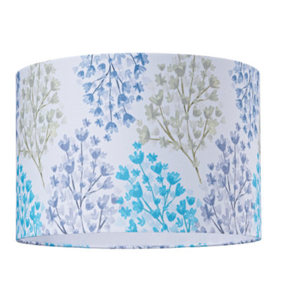 Contemporary and Unique Abstract Floral Watercolour Lampshade with ...