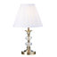 Contemporary Antique Brass Power Saving and Eco Friendly LED Touch Table Lamp
