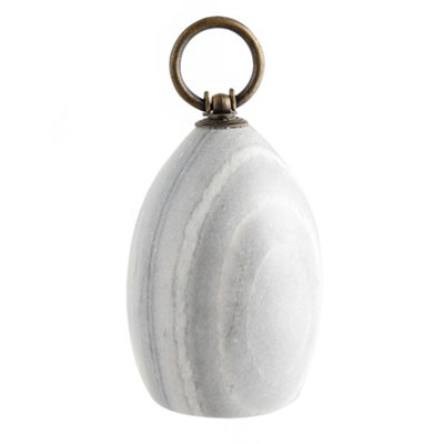 Contemporary Antique Doorstop Grey Marble Heavy Weight Decorative Door Stop