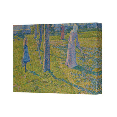Contemporary Canvas Wall Art Print With Gallery Style Deep Frame