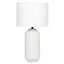 Contemporary Ceramic White Bedside Table Lamp Room Décor Office Desk Lamp Night Light Table Lamp