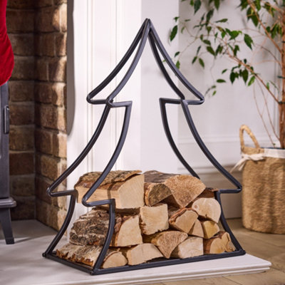 Gold discount firewood holder