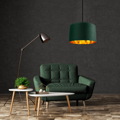 Emerald green deals table lamp shade