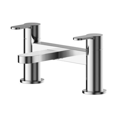 Contemporary Round Deck Mounted Bath Filler Tap - Chrome Price Comparisons | Compare The Build