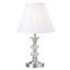 Contemporary Satin Nickel Power Saving and Eco Friendly LED Touch Table Lamp