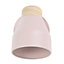 Contemporary Scandinavian Designed Wall Light Fitting in Pastel Soft Pink