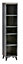 Contemporary Sleek Storage: Gappa Bookcase, Mountain Ash & Fresco, H1730mm W381mm D340mm