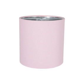 Contemporary Soft Pink 6 Clip-On Candle Lamp Shade with Silver Inner Lining