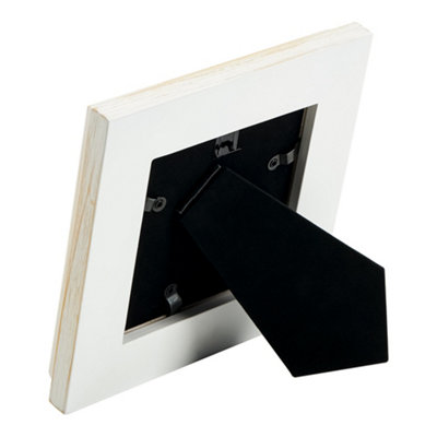 Contemporary Square Vertical Solid Wood Photo Frame Picture Frames 4 x 4 Inch