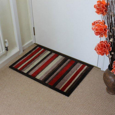Contemporary Stripe Kitchen Entrance Mat Room Hallway Mat Mega Carpet ...