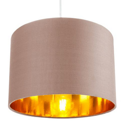 Taupe table lamp deals shades