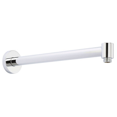 Contemporary Wall Mount Round Shower Arm - 328mm - Chrome Price Comparisons | Compare The Build