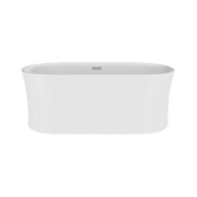 Contemporary White Curved Freestanding Bath from Balterley - 1600mm x 780mm