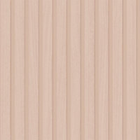 Contemporary Wood Slat Wallpaper In Soft Pink