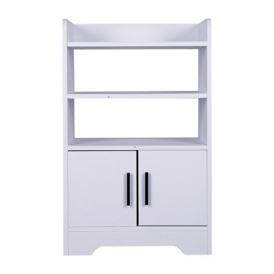 Contemporary Wooden Sideboard Cabinet Sideboard Buffet Console Table with Open Storage W 500 x D 350 x H 800 mm