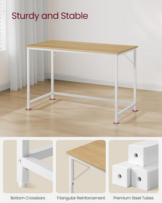 Contemporary Workspace, Modern Metal Frame Desk for Various Settings ...