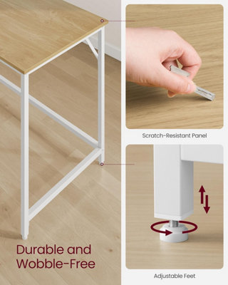 Contemporary Workspace, Modern Metal Frame Desk for Various Settings ...