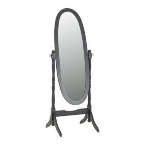 Contessa Cheval Mirror - L51.5 x W59 x H150 cm - Grey