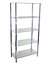 Contour 5-Tier Clear Glass Shelving Display Glass Unit
