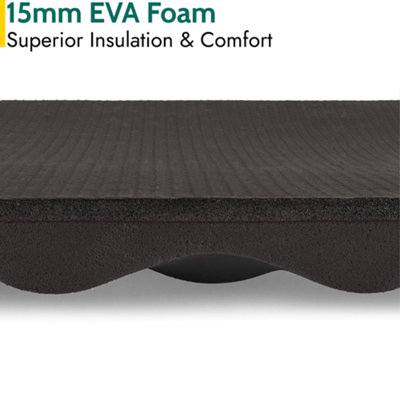 Contour Camping Mat 15mm Thick Sleeping Roll Pad Waterproof Lightweight Black Trail - 3